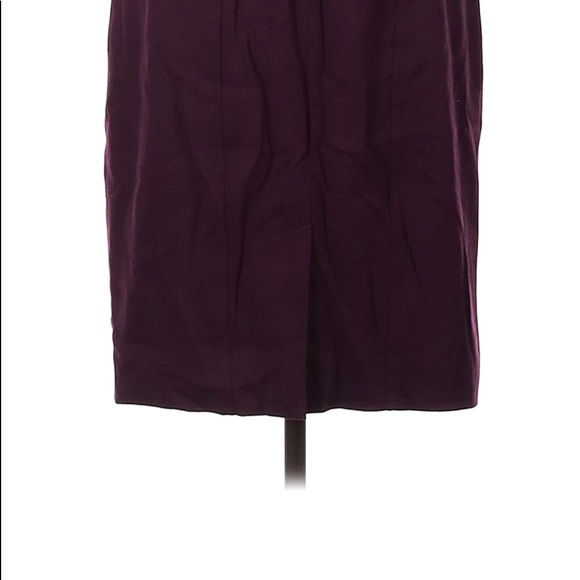 Etcetera maroon and navy skirt. - Picture 2 of 7